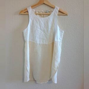 Madewell size small sleeveless top with long slit